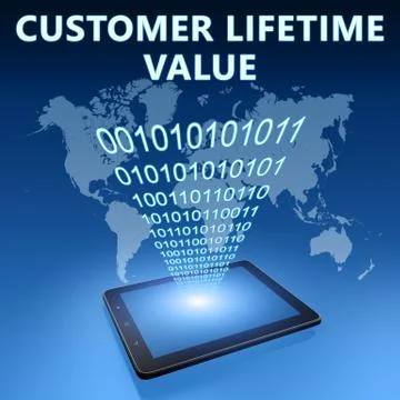 Customer lifetime value Stock Illustration