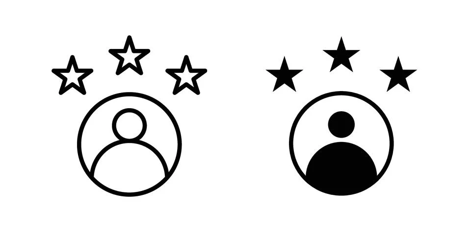 Customer loyalty icon for design projects and web UI Ilustração Stock