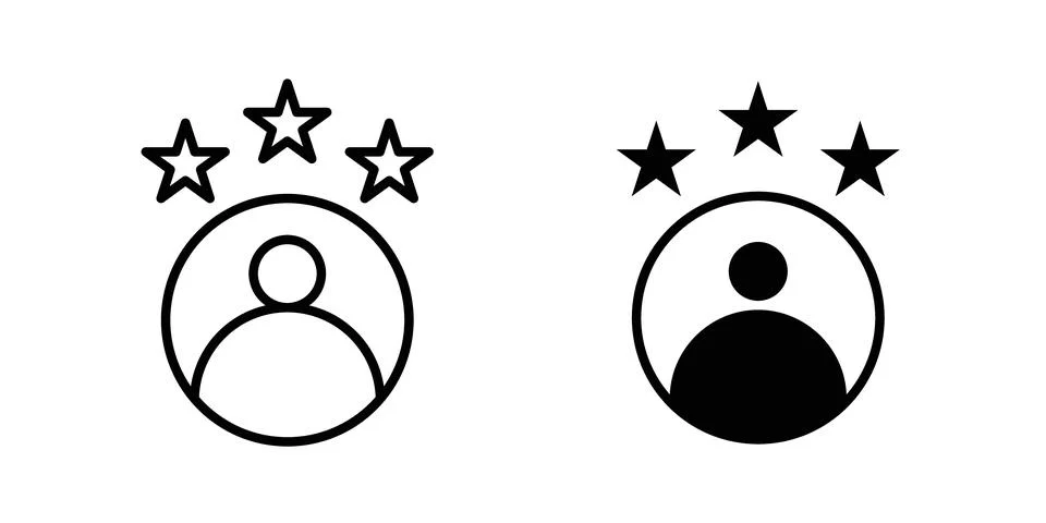Customer loyalty icon vector symbol graphics Ilustración de archivo