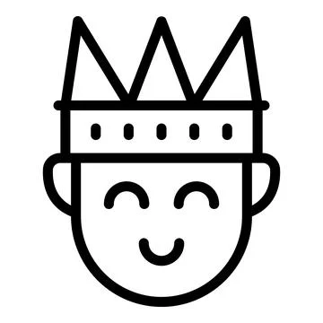 Customer loyalty program icon outline vector. Online service Illustrazione stock