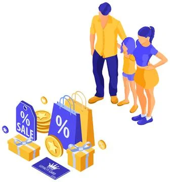 Customer Loyalty Programs Banner Stock Illustration