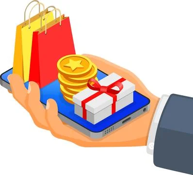 Customer Loyalty Programs Banner Stock Illustration