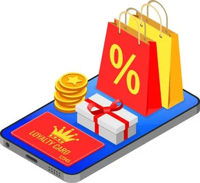 Customer Loyalty Programs Banner Stockillustratie