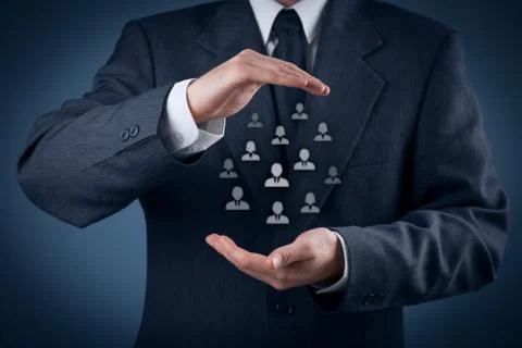 Customer or employees care concept Foto stock