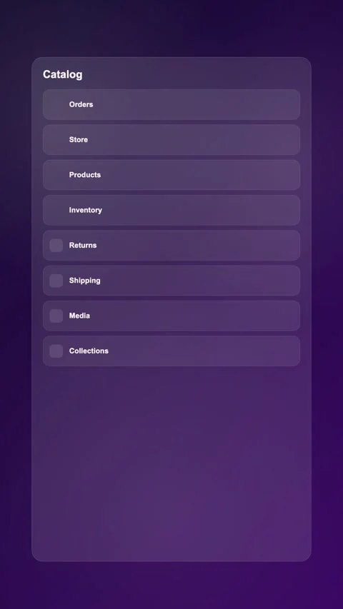 Customer Order Viewer Modern Gradient SaaS Interface Vertical Animation Stock Footage 345154835