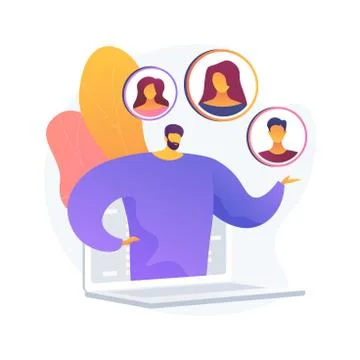 Customer persona abstract concept vector illustration. Stock Illustration