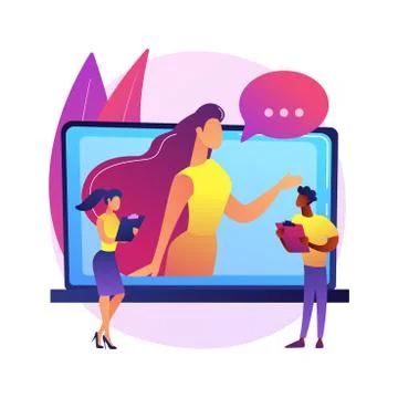 Customer persona abstract concept vector illustration. Illustrazione stock