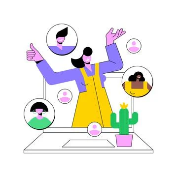 Customer persona abstract concept vector illustration. Ilustración de archivo