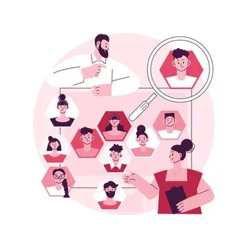 Customer persona abstract concept vector illustration. Stock Illustration