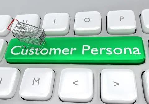Customer Persona concept Stock Illustration