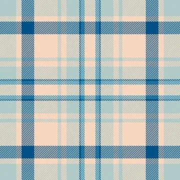 Customer plaid seamless texture, screen vector fabric pattern. Neutral tart.. Stock Illustration