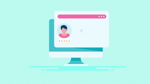 Customer Profile analytics concept animation. Stock Footage 196909038