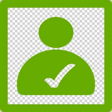 Customer Profile Complete – Verified User Status Icon Stock Illustration