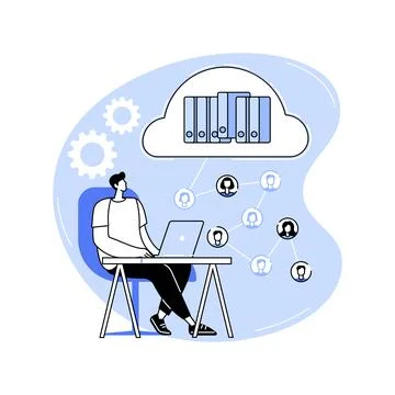 Customer profiling isolated cartoon vector illustrations. Ilustración de archivo