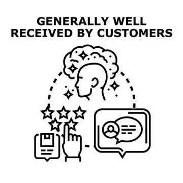 Customer quality perception and product review feedback Stock Illustration