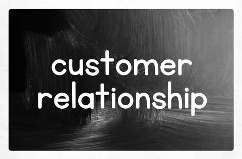 Customer relationship concept Stock Photos