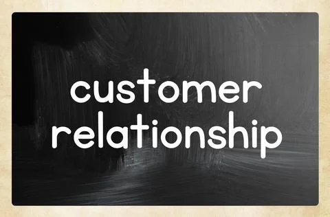 Customer relationship concept Stock Photos