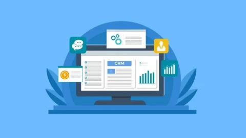 Customer relationship management. Stock Footage 297248826