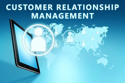 Customer relationship management Stock Illustration