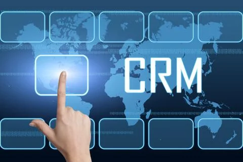 Customer relationship management Illustrazione stock