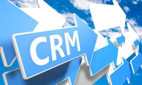 Customer relationship management Illustrazione stock