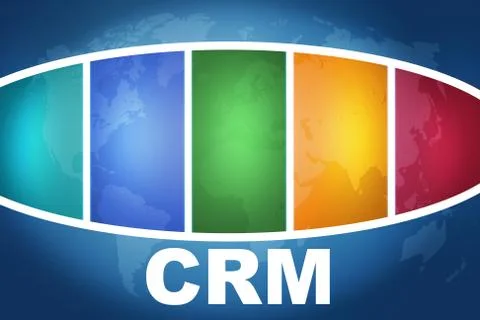 Customer relationship management Illustrazione stock