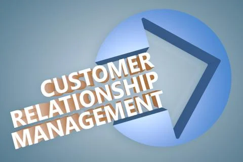 Customer relationship management Stock Illustration