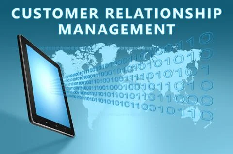 Customer relationship management Stock Illustration