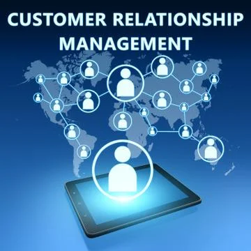 Customer relationship management Stock Illustration