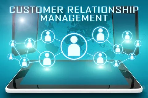 Customer relationship management Stock Illustration