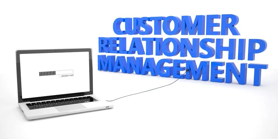 Customer Relationship Management Illustrazione stock