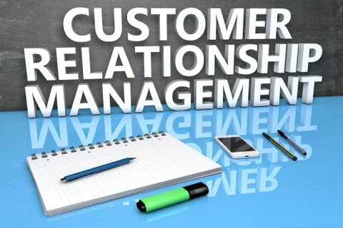 Customer Relationship Management Illustrazione stock