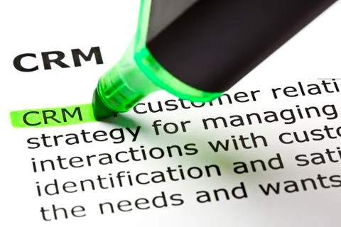 Customer relationship management Stock Photos