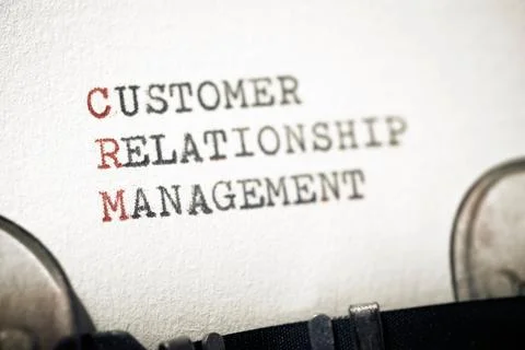 Customer relationship management Stock Photos