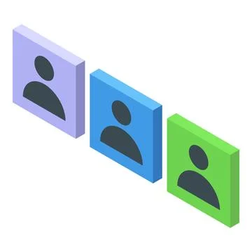 Customer relationship management system showing growing client base Stock Illustration