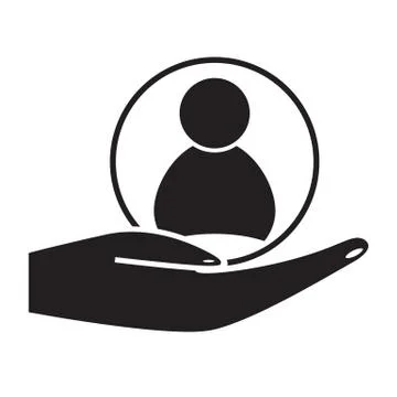 Customer retention icon on white background. flat style. Customer loyalty ico Stock Illustration