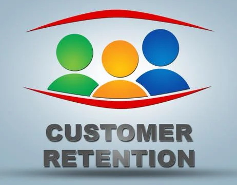 Customer retention Stock Illustration