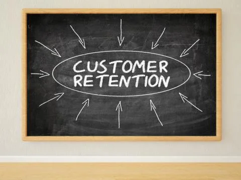 Customer Retention Stock Illustration