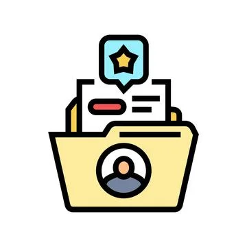 Customer retention technical sales engineer color icon vector illustration Illustrazione stock