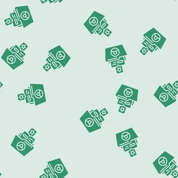 Customer retention technical sales engineer glyph seamless pattern 스톡 일러스트