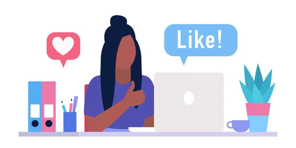 Customer review concept Stock Illustration