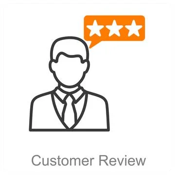 Customer Review Stock Illustration