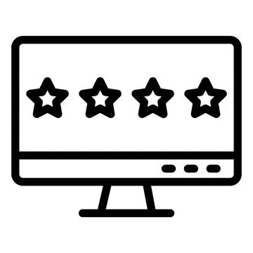 Customer review Vector Icon Design Illustration Stock Illustration