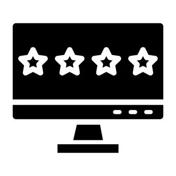 Customer review Vector Icon Design Illustration Stock Illustration
