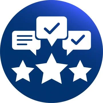Customer Reviews Ilustração Stock