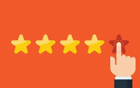 Customer reviews, rating, classification concept. Stock Illustration