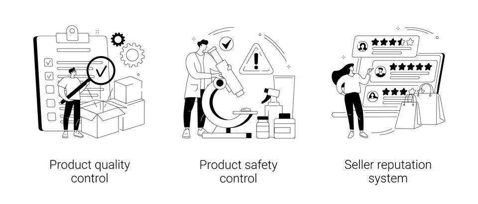 Customer satisfaction abstract concept vector illustrations. Stock Illustration