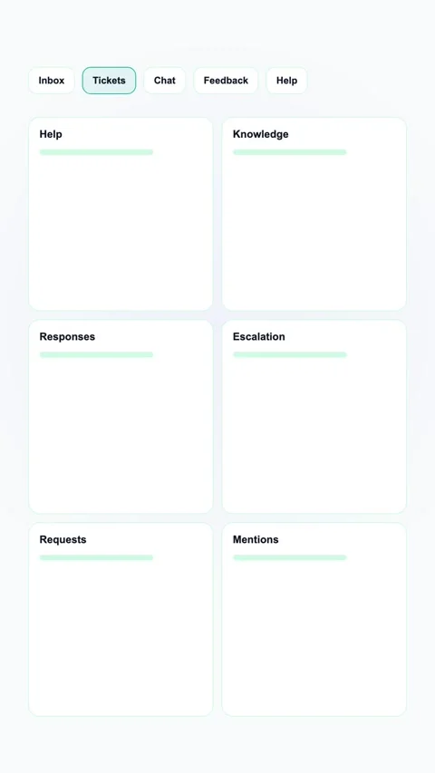 Customer Satisfaction Feedback Generic SaaS Interface Vertical Animation Stock Footage 345154274