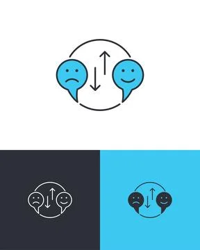 Customer Satisfaction Feedback Icon Stock Illustration
