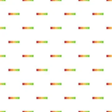 Customer satisfaction feedback scale seamless patterns Stock Illustration